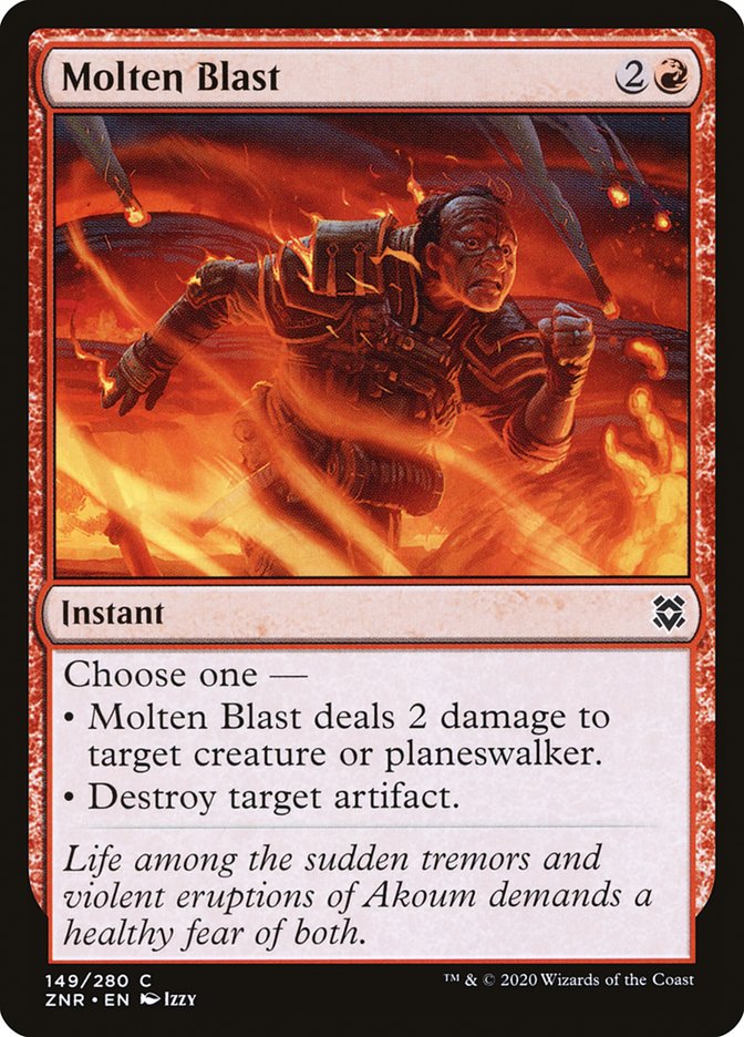 Molten Blast [Zendikar Rising] | Card Merchant Takapuna