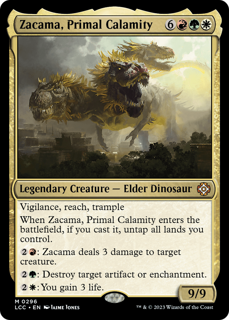 Zacama, Primal Calamity [The Lost Caverns of Ixalan Commander] | Card Merchant Takapuna