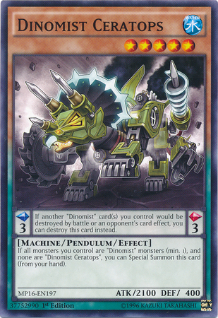 Dinomist Ceratops [MP16-EN197] Common | Card Merchant Takapuna