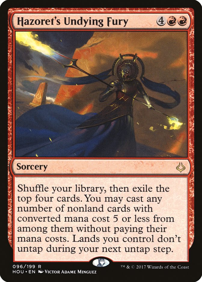 Hazoret's Undying Fury [Hour of Devastation] | Card Merchant Takapuna