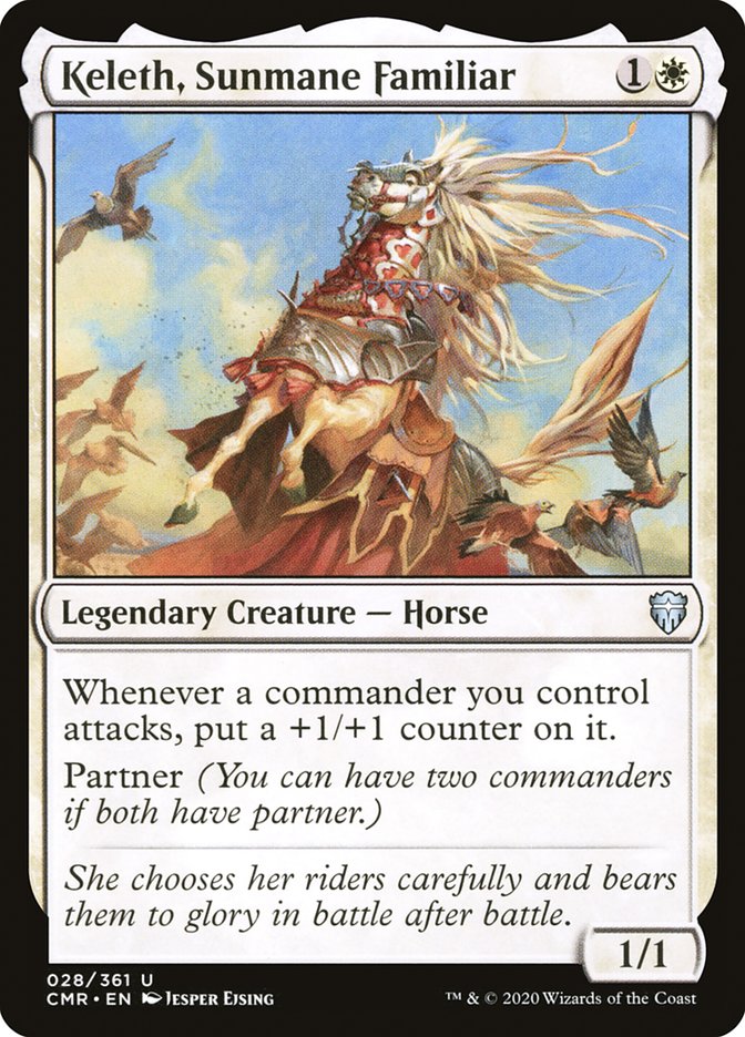 Keleth, Sunmane Familiar [Commander Legends] | Card Merchant Takapuna