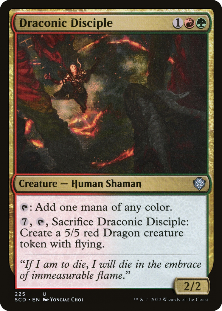 Draconic Disciple [Starter Commander Decks] | Card Merchant Takapuna
