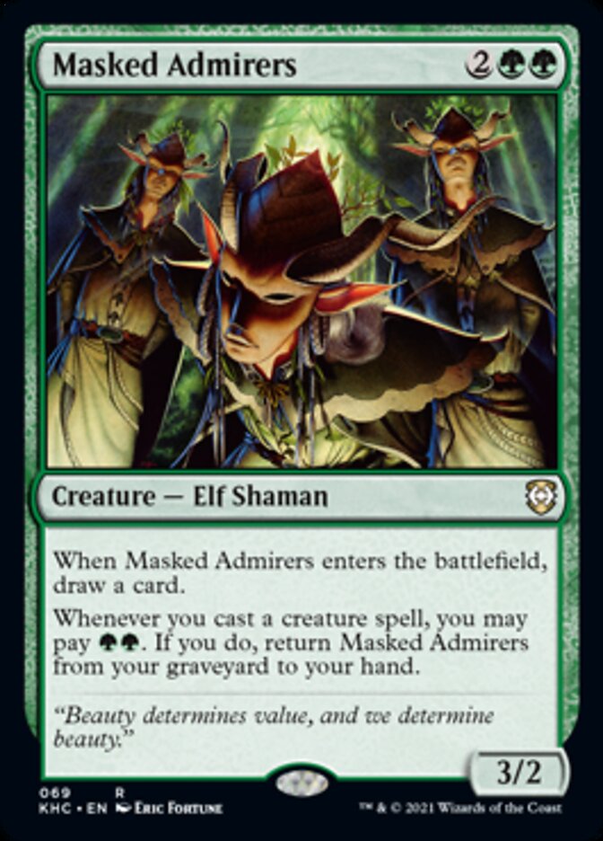 Masked Admirers [Kaldheim Commander] | Card Merchant Takapuna