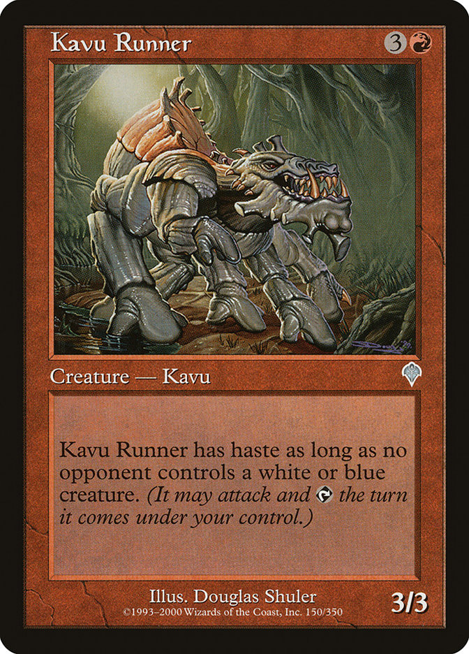 Kavu Runner [Invasion] | Card Merchant Takapuna