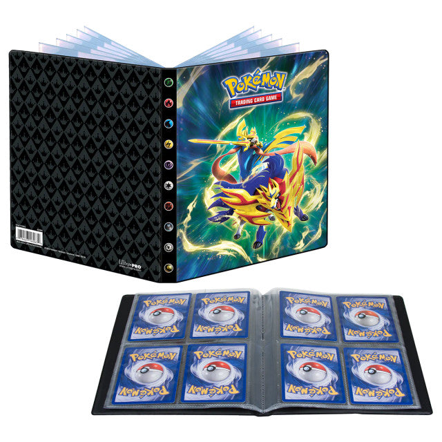 Ultra Pro Portfolio: Crowned Sword Zacian & Crowned Shield Zamazenta (4-Pocket) | Card Merchant Takapuna
