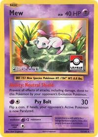 Mew - 53/108 (League Promo) [2nd Place] (53) [League & Championship Cards] | Card Merchant Takapuna