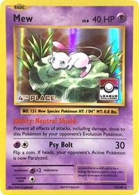 Mew - 53/108 (League Promo) [4th Place] (53) [League & Championship Cards] | Card Merchant Takapuna