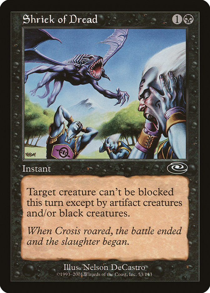 Shriek of Dread [Planeshift] | Card Merchant Takapuna