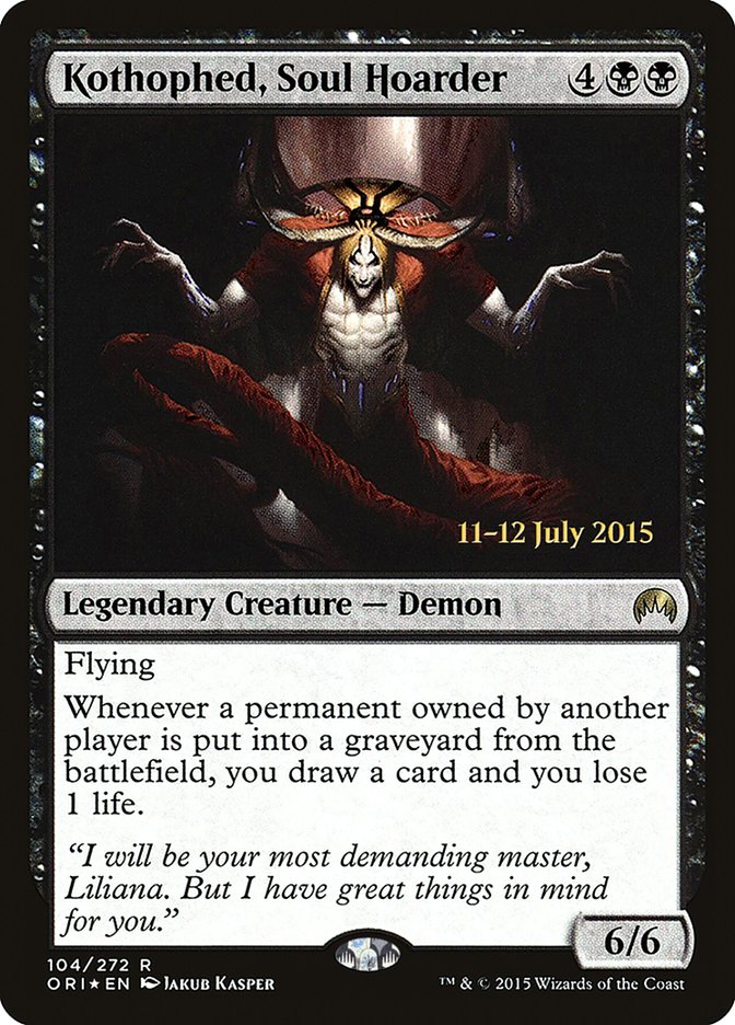 Kothophed, Soul Hoarder [Magic Origins Prerelease Promos] | Card Merchant Takapuna