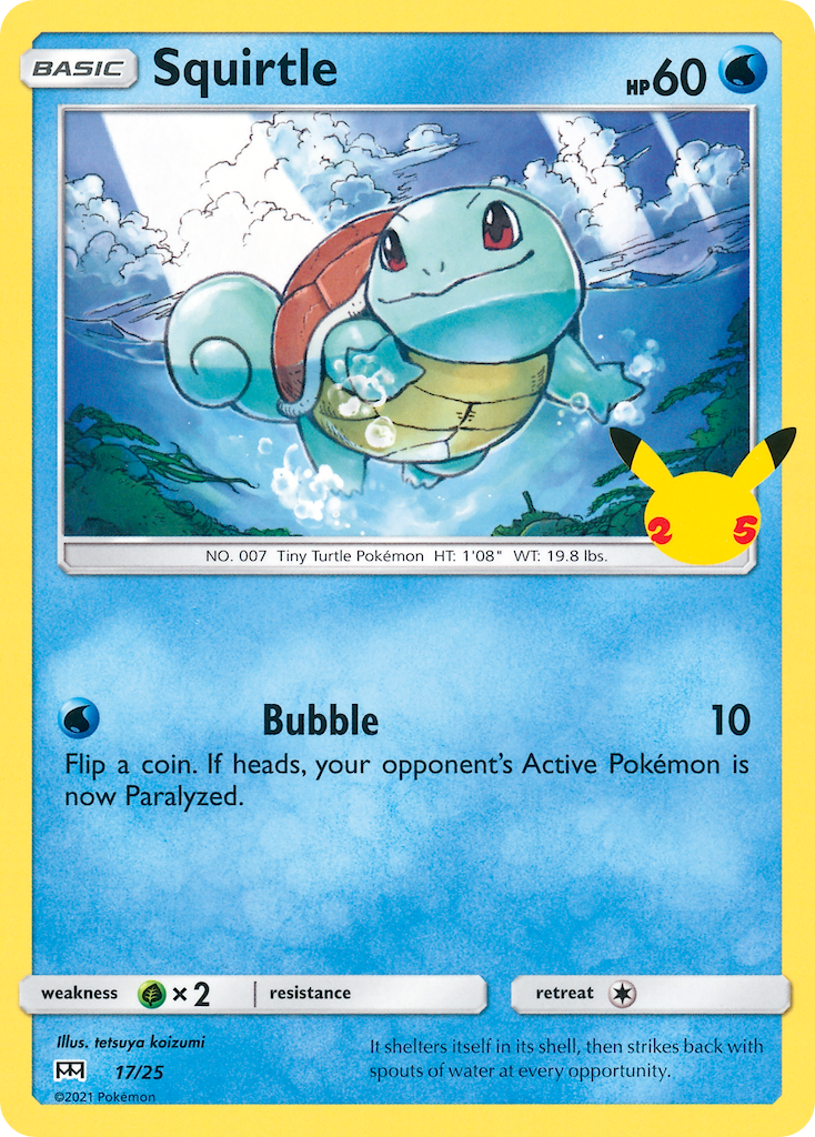 Squirtle (17/25) [McDonald's 25th Anniversary] | Card Merchant Takapuna