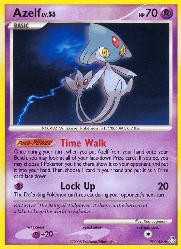 Azelf (19/146) [Diamond & Pearl: Legends Awakened] | Card Merchant Takapuna