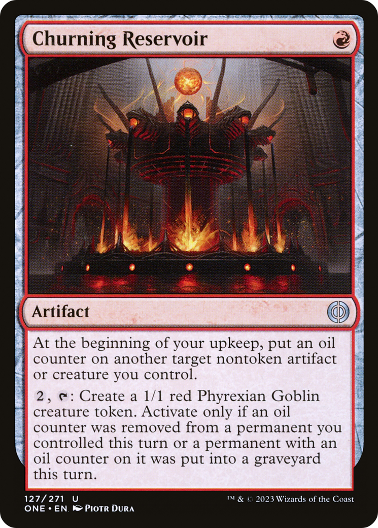 Churning Reservoir [Phyrexia: All Will Be One] | Card Merchant Takapuna