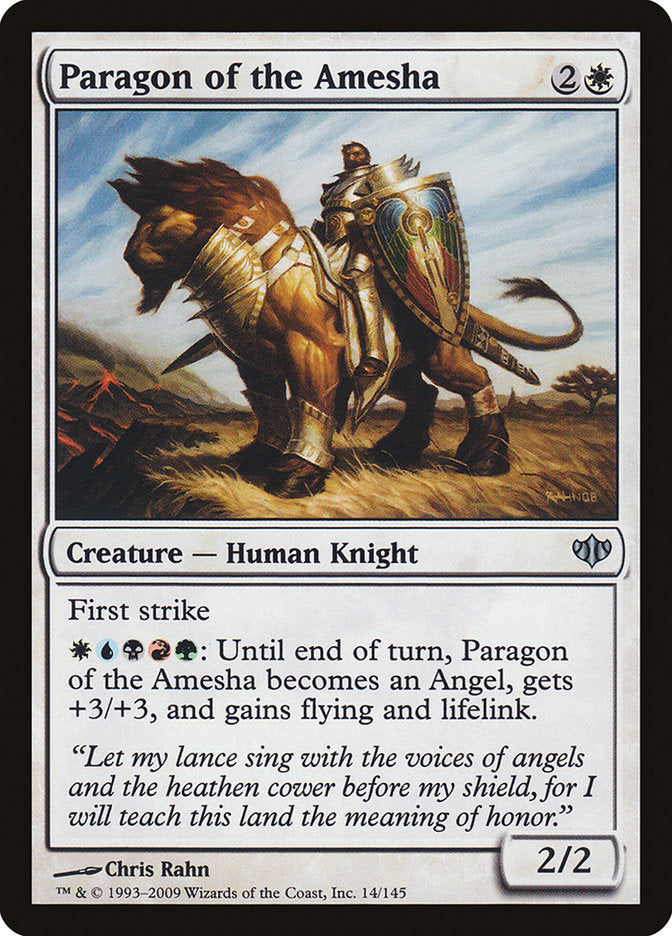 Paragon of the Amesha [Conflux] | Card Merchant Takapuna