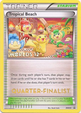 Tropical Beach (BW50) (Quarter Finalist) [Black & White: Black Star Promos] | Card Merchant Takapuna