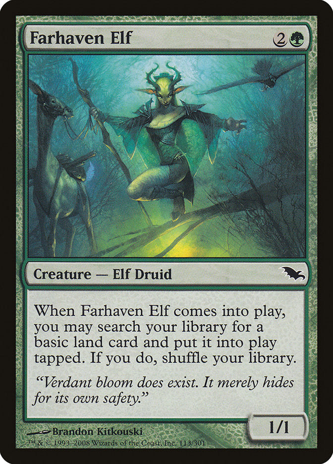 Farhaven Elf [Shadowmoor] | Card Merchant Takapuna