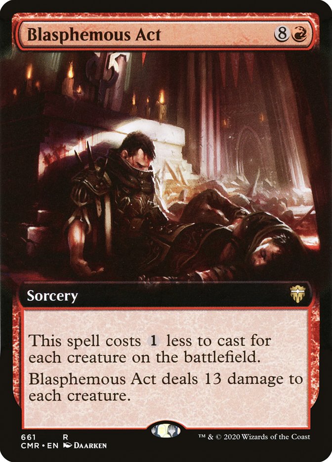 Blasphemous Act (Extended Art) [Commander Legends] | Card Merchant Takapuna