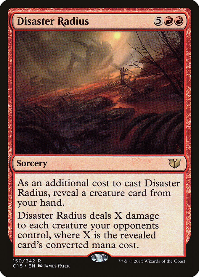Disaster Radius [Commander 2015] | Card Merchant Takapuna