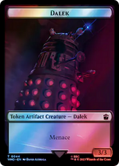 Dalek // Alien Salamander Double-Sided Token (Surge Foil) [Doctor Who Tokens] | Card Merchant Takapuna