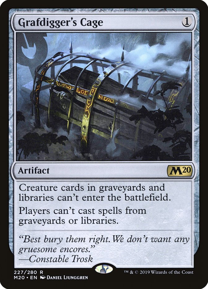 Grafdigger's Cage [Core Set 2020] | Card Merchant Takapuna