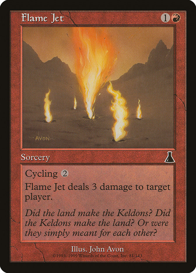 Flame Jet [Urza's Destiny] | Card Merchant Takapuna