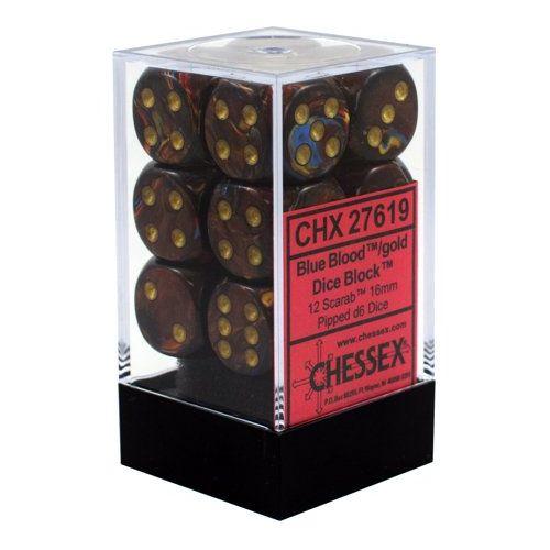 Chessex 12-Die Set - Scarab | Card Merchant Takapuna