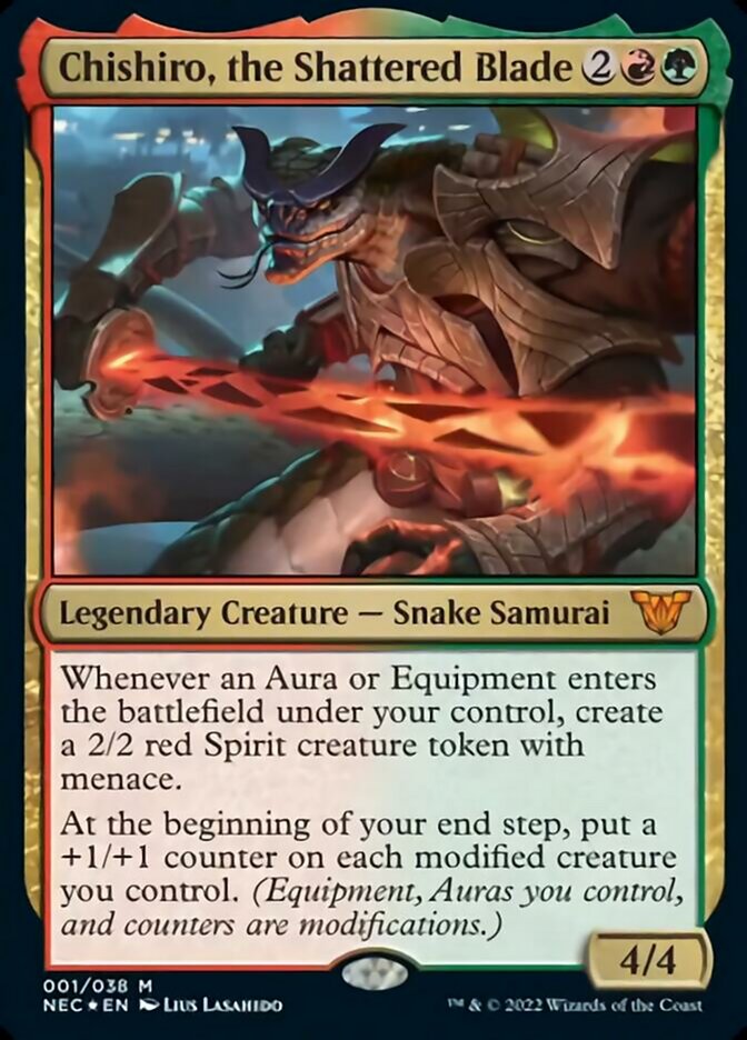 Chishiro, the Shattered Blade [Kamigawa: Neon Dynasty Commander] | Card Merchant Takapuna