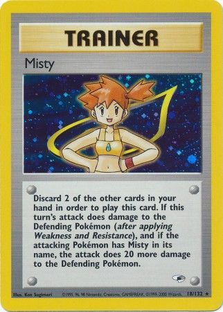 Misty (18/132) [Gym Heroes Unlimited] | Card Merchant Takapuna