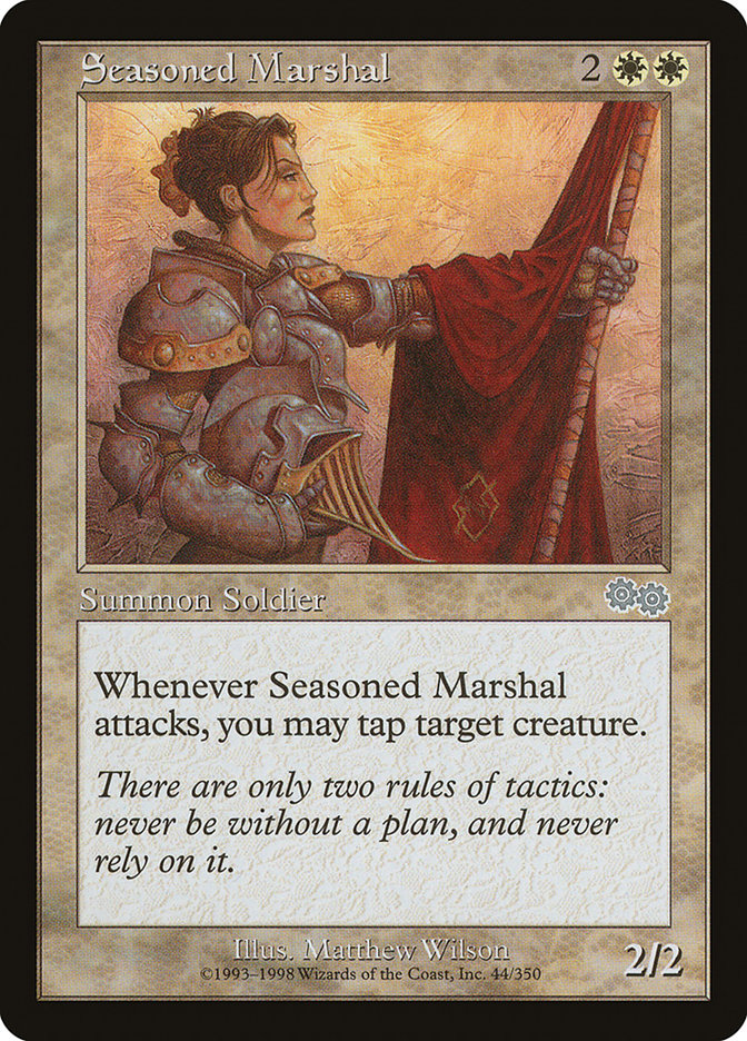 Seasoned Marshal [Urza's Saga] | Card Merchant Takapuna