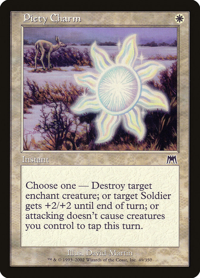 Piety Charm [Onslaught] | Card Merchant Takapuna