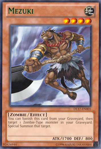 Mezuki (Green) [DL17-EN005] Rare | Card Merchant Takapuna