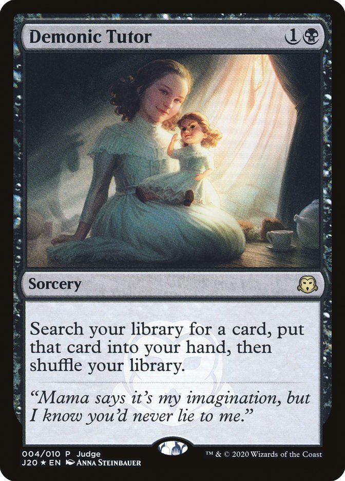 Demonic Tutor [Judge Gift Cards 2020] | Card Merchant Takapuna