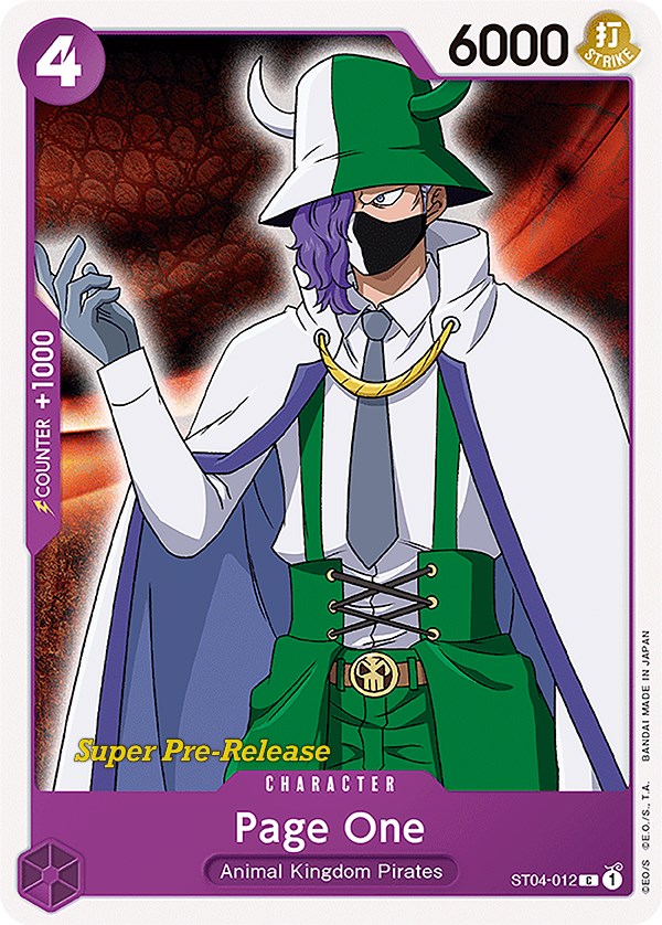 Page One [Super Pre-Release Starter Deck: Animal Kingdom Pirates] | Card Merchant Takapuna