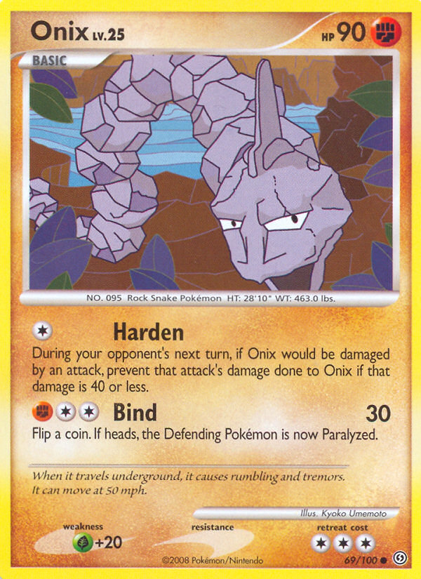 Onix (69/100) [Diamond & Pearl: Stormfront] | Card Merchant Takapuna