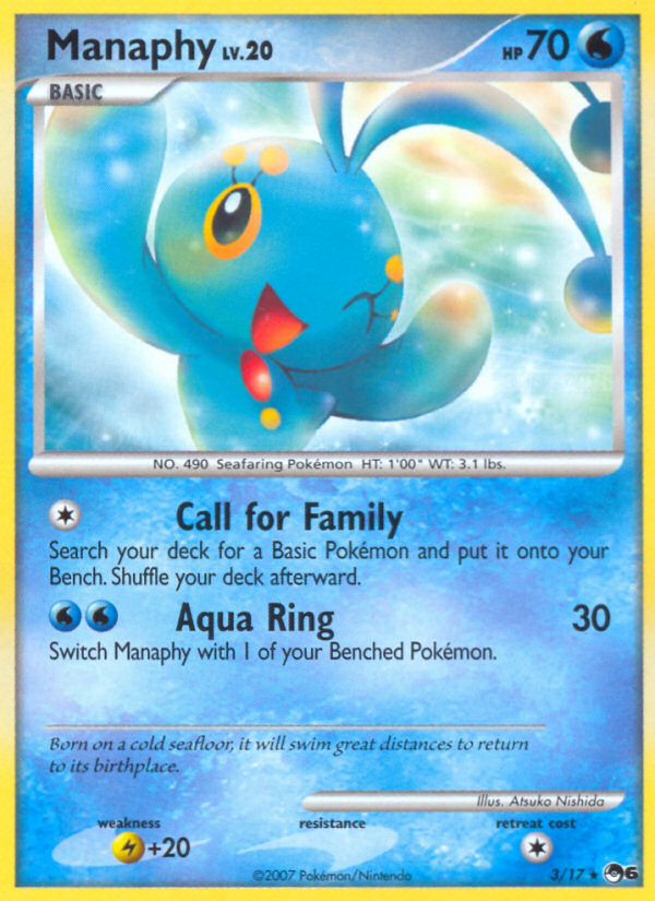 Manaphy (3/17) [POP Series 6] | Card Merchant Takapuna