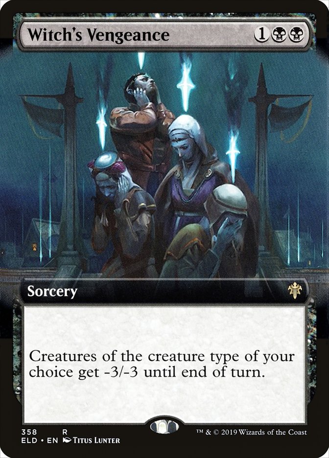 Witch's Vengeance (Extended Art) [Throne of Eldraine] | Card Merchant Takapuna
