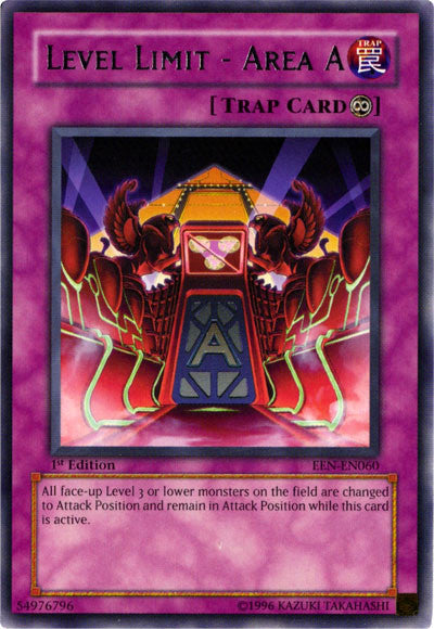 Level Limit - Area A [EEN-EN060] Rare | Card Merchant Takapuna