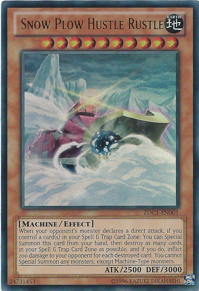 Snow Plow Hustle Rustle [ZDC1-EN001] Ultra Rare | Card Merchant Takapuna