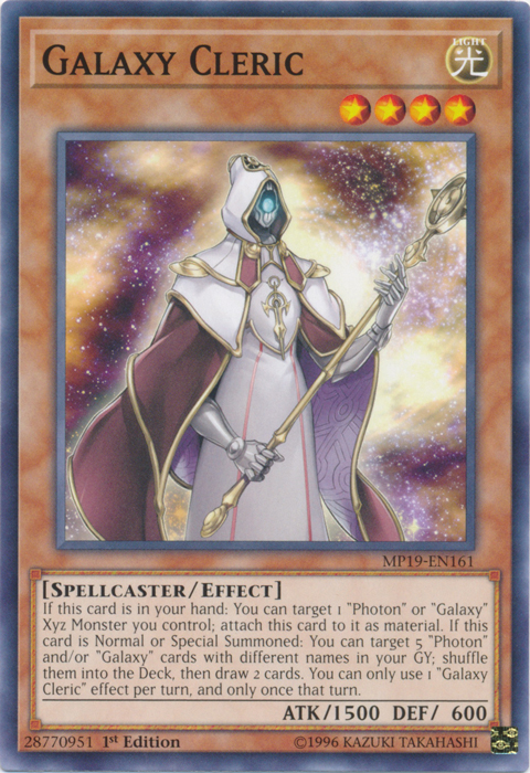 Galaxy Cleric [MP19-EN161] Common | Card Merchant Takapuna