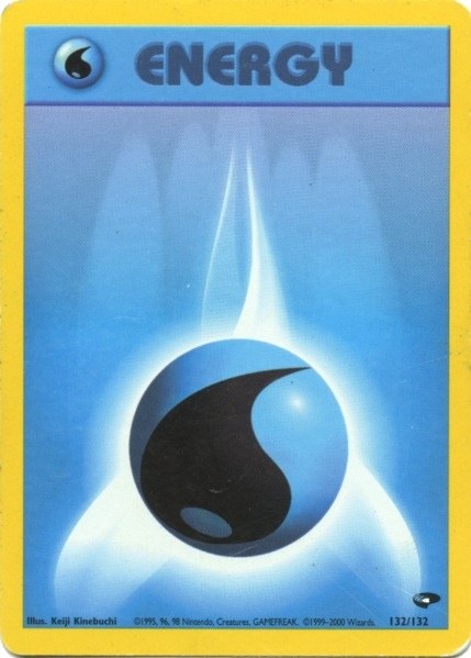 Water Energy (132/132) [Gym Challenge Unlimited] | Card Merchant Takapuna