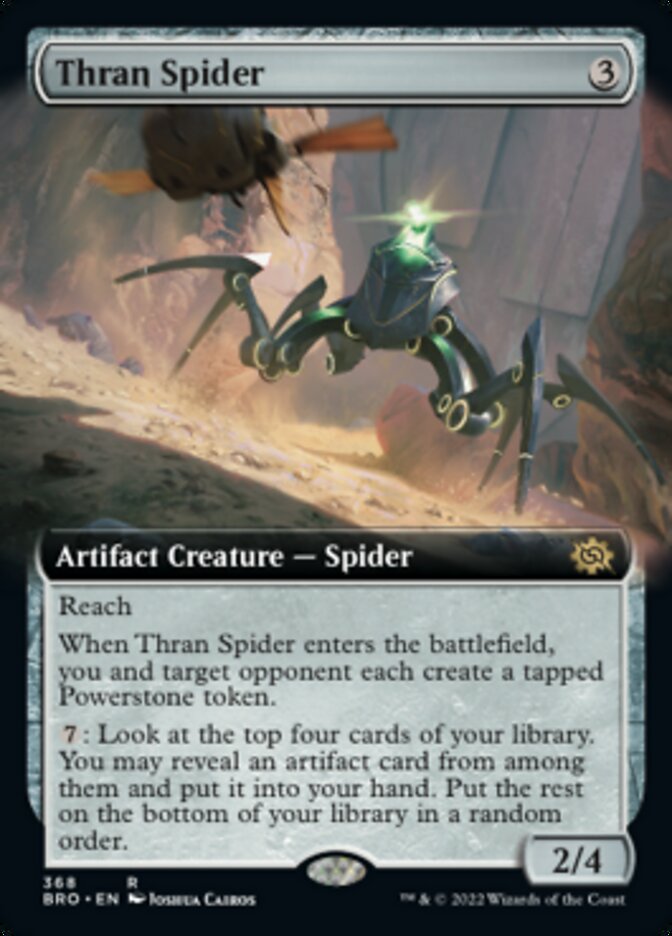 Thran Spider (Extended Art) [The Brothers' War] | Card Merchant Takapuna