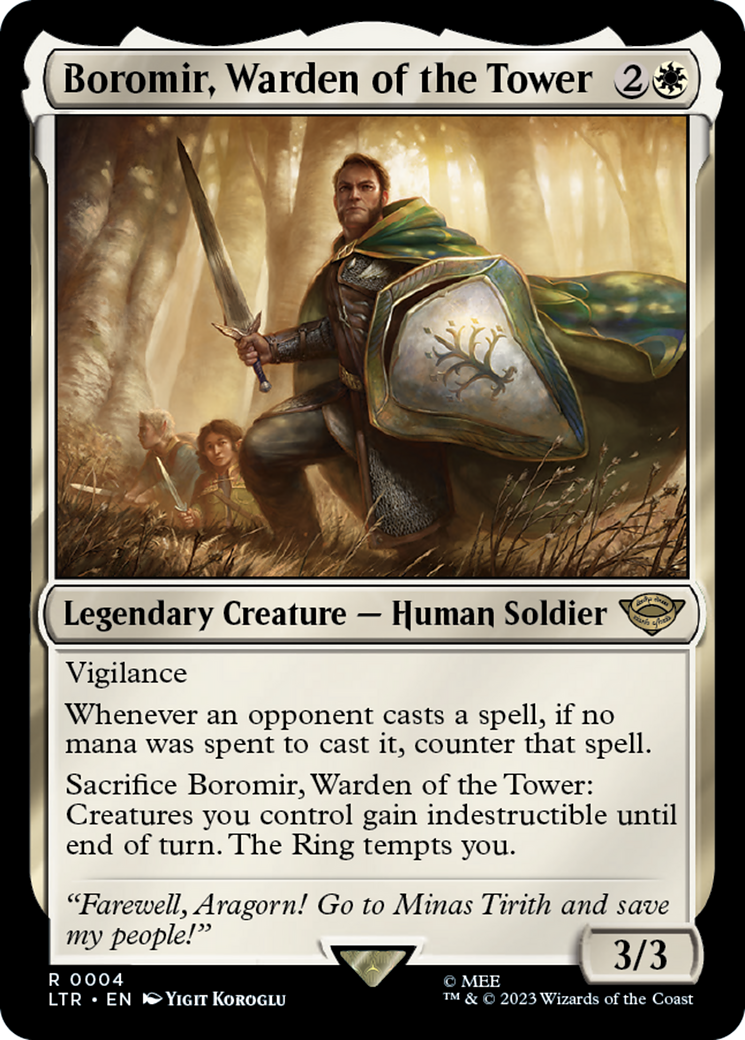 Boromir, Warden of the Tower [The Lord of the Rings: Tales of Middle-Earth] | Card Merchant Takapuna