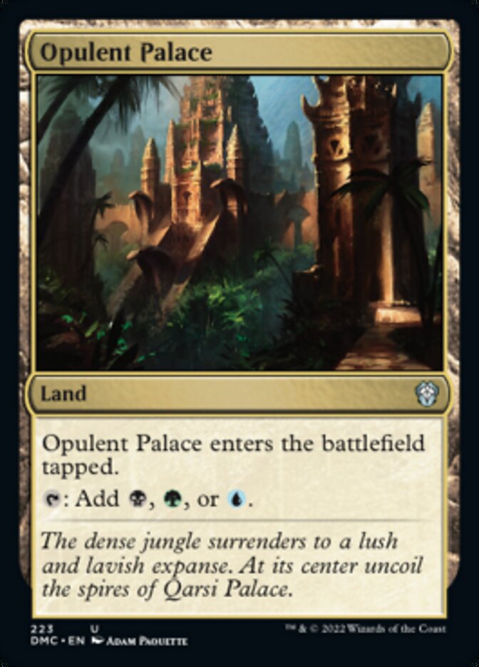Opulent Palace [Dominaria United Commander] | Card Merchant Takapuna