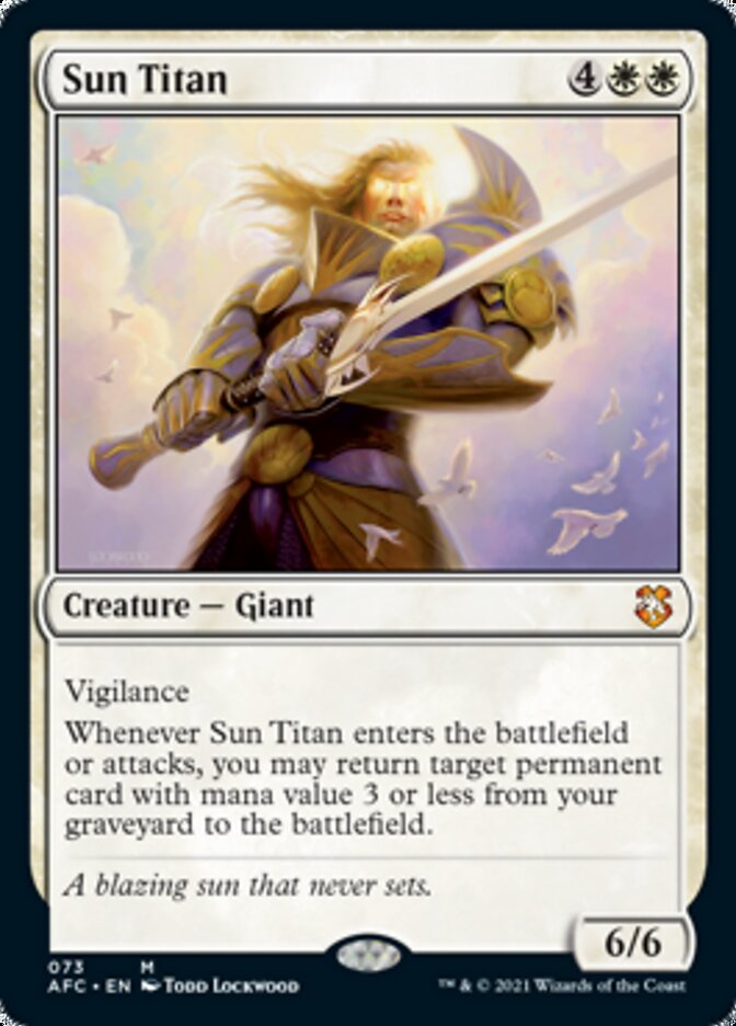 Sun Titan [Dungeons & Dragons: Adventures in the Forgotten Realms Commander] | Card Merchant Takapuna