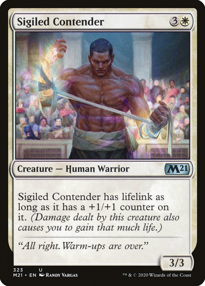 Sigiled Contender [Core Set 2021] | Card Merchant Takapuna