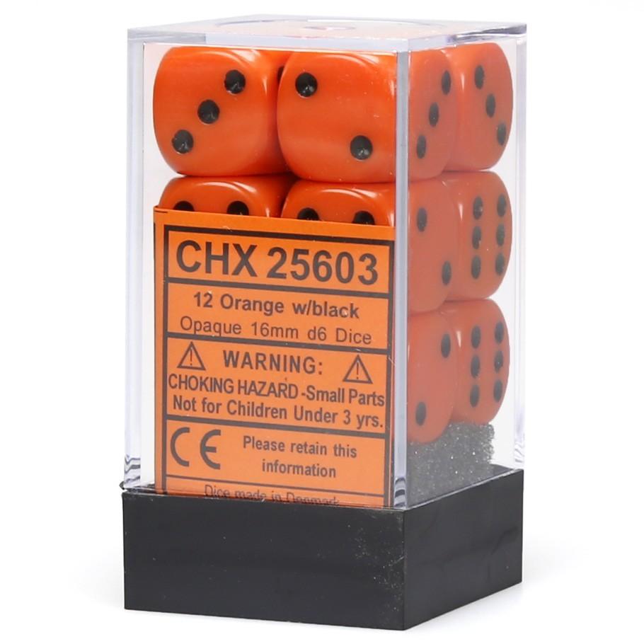 Chessex 12-Die Set - Opaque | Card Merchant Takapuna