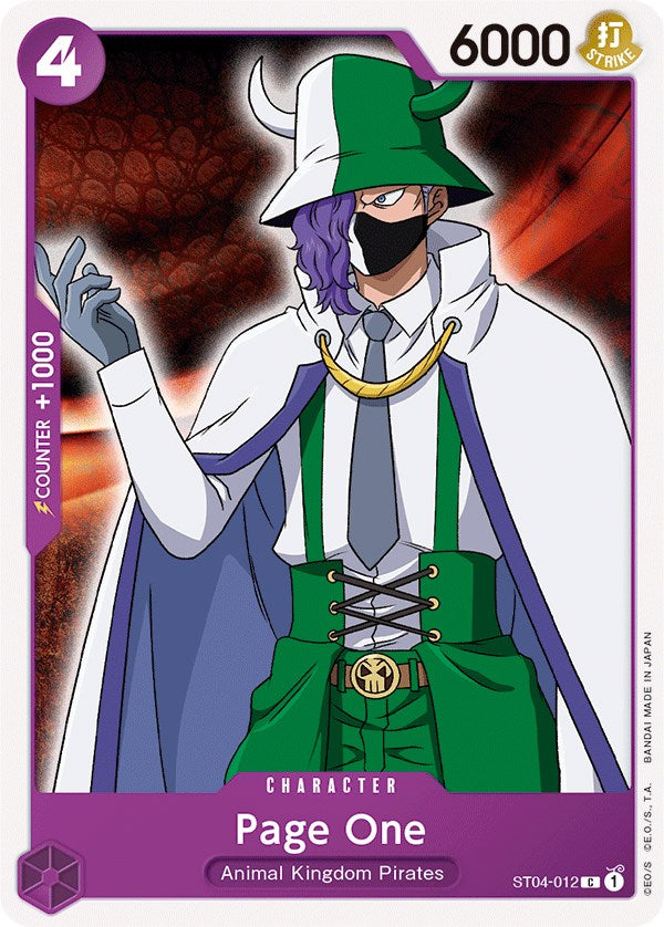 Page One [Starter Deck: Animal Kingdom Pirates] | Card Merchant Takapuna