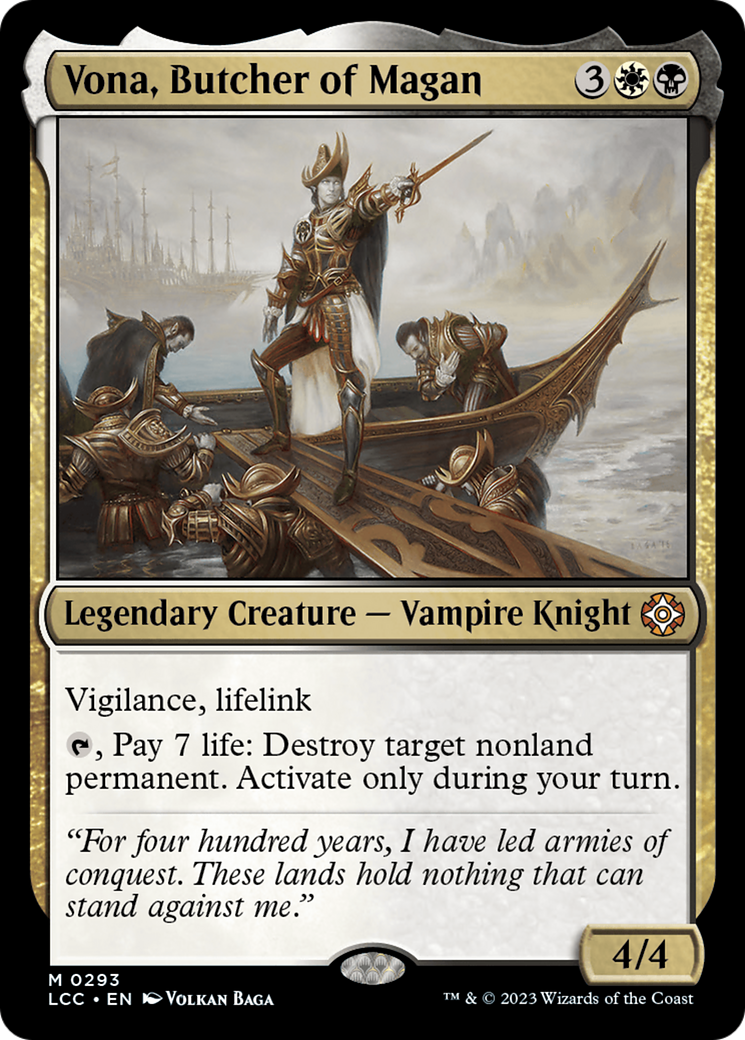 Vona, Butcher of Magan [The Lost Caverns of Ixalan Commander] | Card Merchant Takapuna