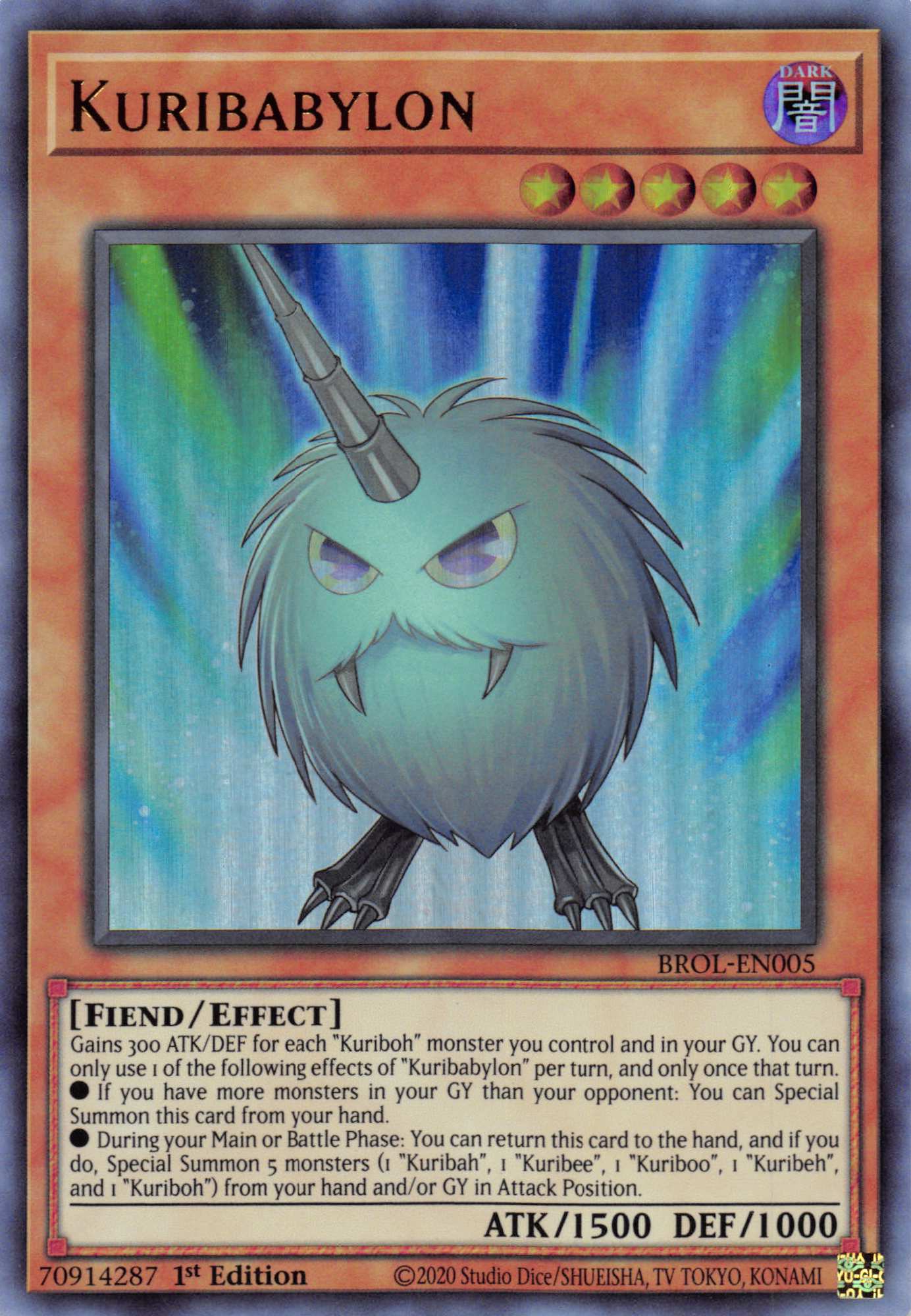 Kuribabylon [BROL-EN005] Ultra Rare | Card Merchant Takapuna