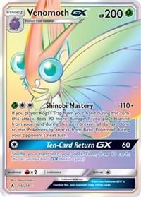 Venomoth GX (Secret) (216) [SM - Unbroken Bonds] | Card Merchant Takapuna