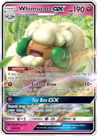 Whimsicott GX (140) [SM - Unbroken Bonds] | Card Merchant Takapuna